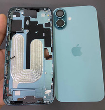 Vetro posteriore originale OEM iPhone 16 Plus 16 + custodia telaio centrale grado A