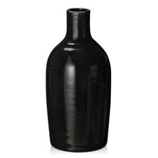 Vaso in ceramica nera alto 23