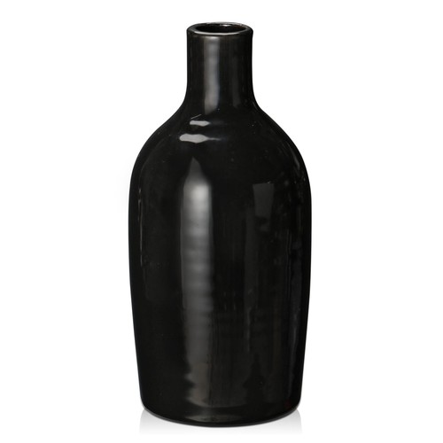 Vaso ceramica nera alto - vaso, 23