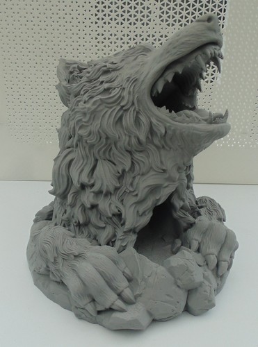 Fantasy Wolf Bite Dice Tower
