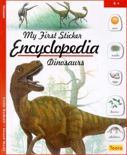 Dinosaurs first sticker - dinosaurs,