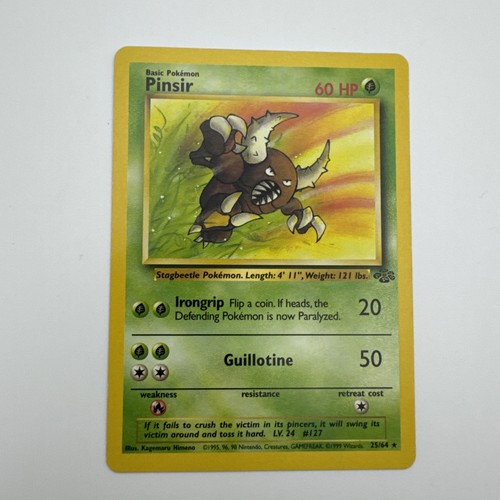 Pinsir jungle rara carta - jungle,