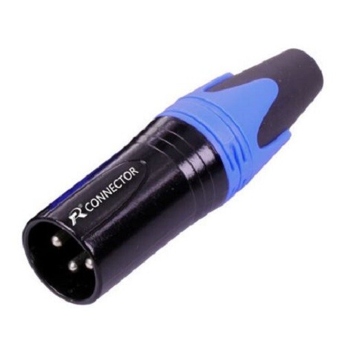 Connettore xlr blu - connettore,