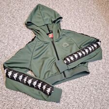 Giacca tuta cropped con logo