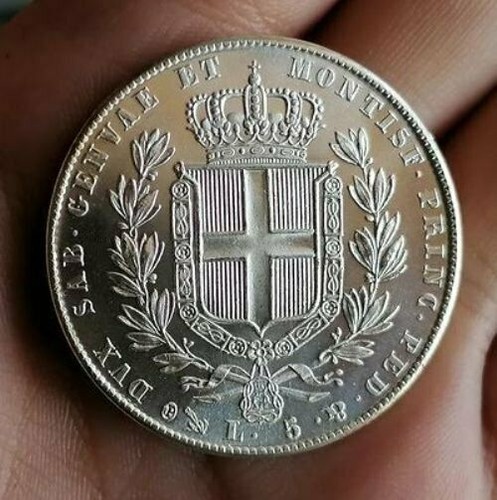 Lire 1835 carlo alberto - 5,