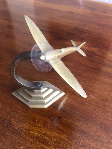 Spitfire modello aereo - aereo, ottone