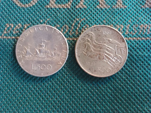 Monete 500 lire caravelle - 2,