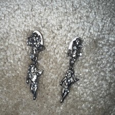 Etruscan Greek Vintage Clip-On Earrings