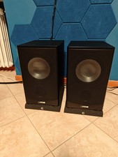 COPPIA SUBWOOFER ATTIVI CANTON AS 85.3 SC IMMACOLATI IN OMAGGIO 2 RIALZI X SUB