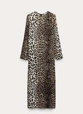 Abito midi Zara stampa