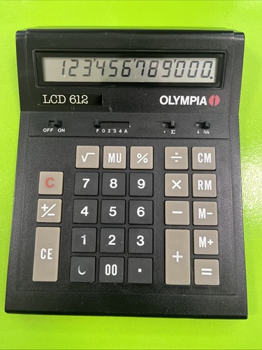 Calcolatrice lcd olimpia - olimpia, 612