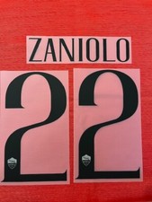 KIT ZANIOLO 22 NERO X MAGLIA CALCIO ROMA NUOVO  NEW