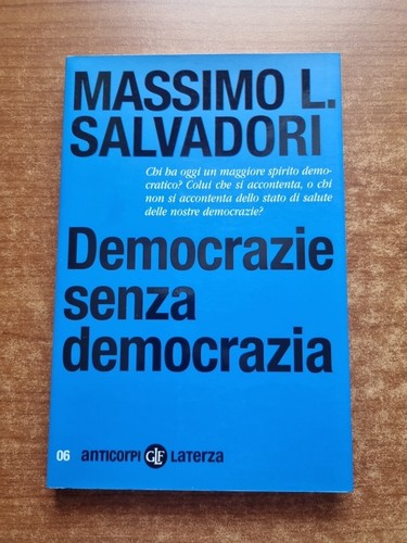 Salvadori democrazie senza - -democrazie,
