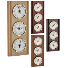 TFA 20.1002 Legno Massiccio Stazione Meteo Barometro Termometro Analogico