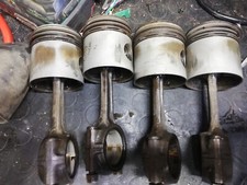 KIT BIELLE CON PISTONI DIAMETRO 60,5MM FIAT 600 1 SERIE ORIGINALI FIAT 