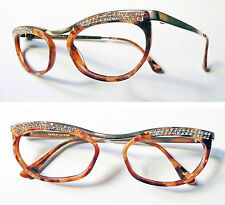 Giorgio Armani strass montatura per occhiali vintage frame eyeglasses 1990's NOS