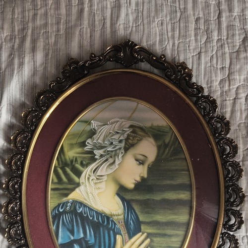 Quadro ovale ritratto - , donna