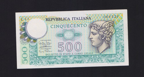 Italia 500 lire - -, mercurio