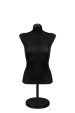 Busto corto donna base legno