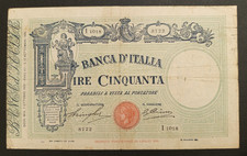 50 LIRE 07/10/1929 BB BARBETTI