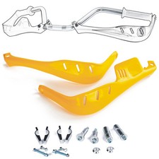 Paramani Manubrio Protezione Moto Motocross Enduro Plastica Universale Giallo