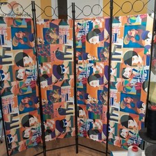 separe paravento 4 Ante in acciaio 180 x 160