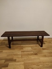 Scandinavian Teak Wood Bench