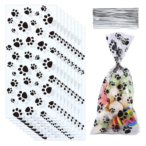 100 pezzi sacchetti regalo - pezzi, con