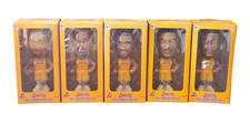 Bambole LA Lakers Basketball Carl's Jr Bobblehead 2004 set completo da collezione