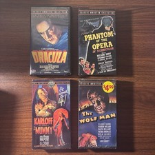Universal monsters vhs lot - universal,