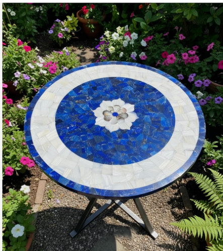 Tavolo pranzo blu - tavolo,