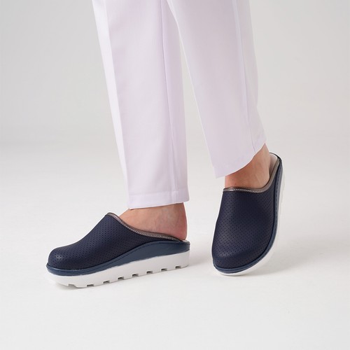 Zoccoli donna blu - navy, medico