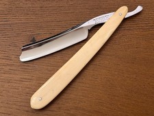 Antico Rasoio a mano libera MITCHELL & Co Sheffield Coupe Choux Straight Razor