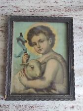 Stampe  d'epoca con cornice, immagine sacra 