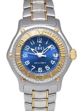 Orologio Ebel Discovery Oro Giallo 18k/Acciaio Quadrante Blu Donna 30mm Quarzo 1087321