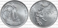 01447] REPUBBLICA DI SAN MARINO - 500 LIRE D'ARGENTO 1984 - XXIII OLIMPIADE