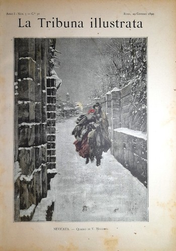 Stampa antica passeggiata - stampa,