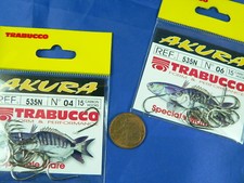 1 busta Ami Akura 535N varie misure pesca spigola, orata, cefalo, sarago