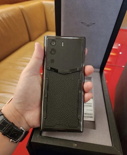 Vertu meta calfskin black - meta,
