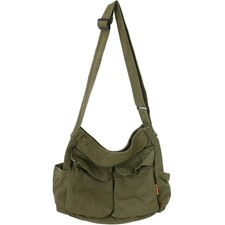 Canvas Messenger Bag Large