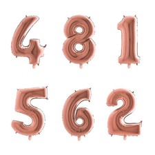 Palloncini Mylar Numeri Rosa