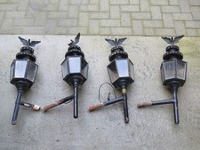 4 LAMPIONI ANTICHI IN METALLO