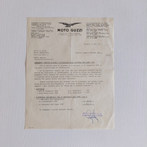 1960 moto guzzi ufficio - 1960,