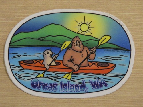 Sticker orcas island - orcas,