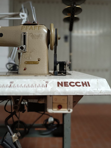 Macchina cucire industriale - macchina, da