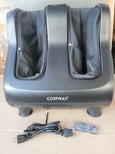 💥 Massaggiatore Polpaccio e Piedi Shiatsu con Impastatore Vibrante e Compressione Riscaldamento Nero