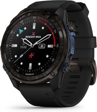 Garmin Descent Mk3i 51 mm grigio carbonio DLC titanio con cinturino nero 010-02752-10