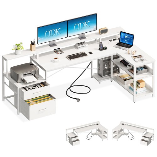 Scrivania gaming angolare - scrivania,