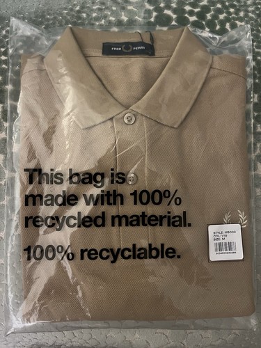 Polo fred perry beige media - fred,