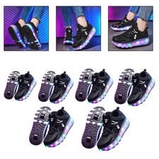 Scarpe con Ruote a Led per Bambini, Scarpe Da Pattinaggio, Regalo di Capodanno,